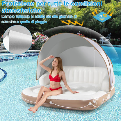 Materasso Gonfiabile con Tendalino