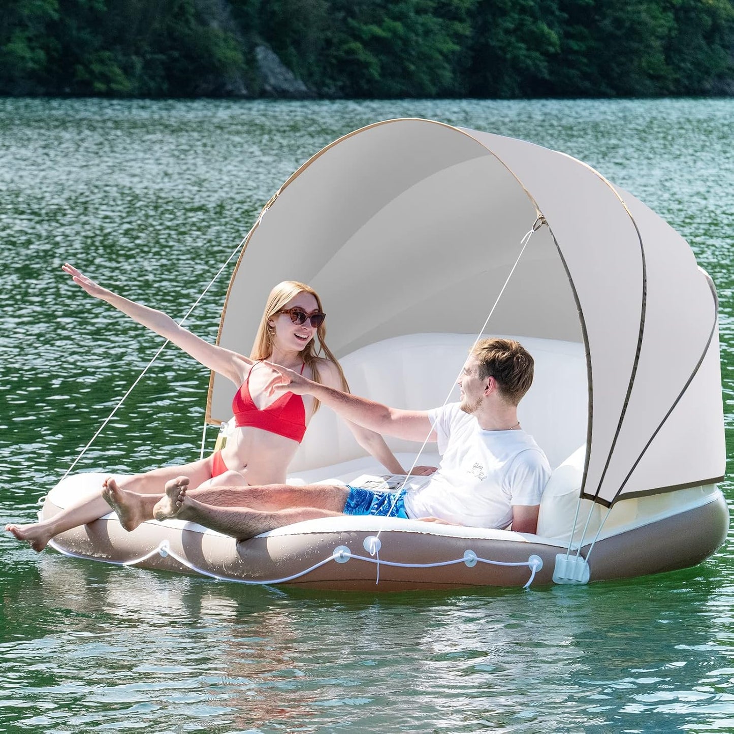 Materasso Gonfiabile con Tendalino